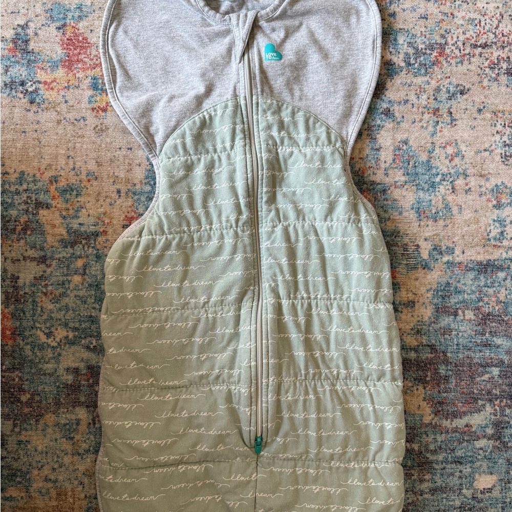 Love To Dream Green Swaddle Up Sleep Sack 2.5 TOG